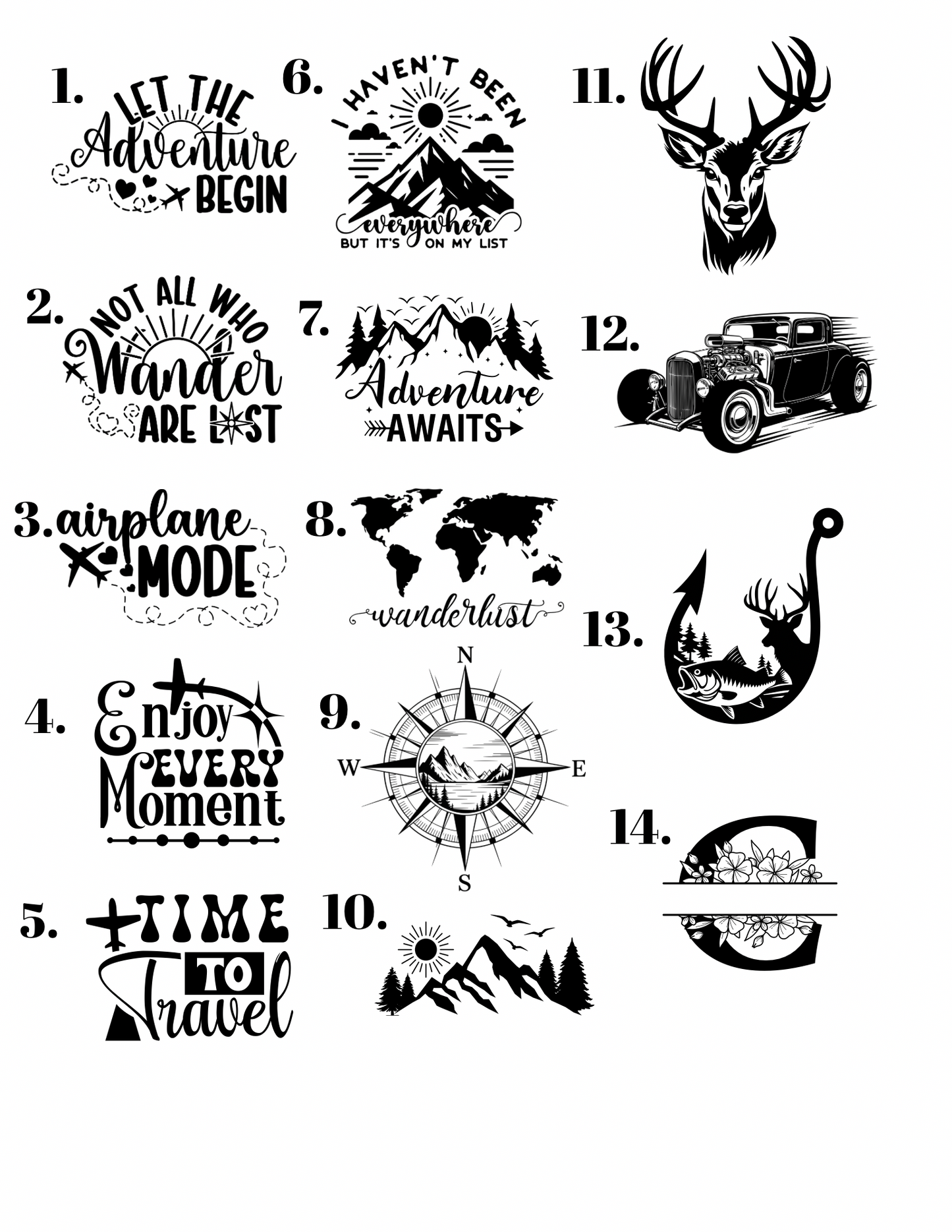 Passport holder and Luggage tag set